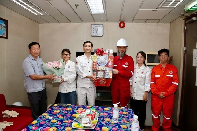 Sắc xuân rộn ràng trên giàn MSP-PPD 40.000 và giàn nén khí Trung tâm