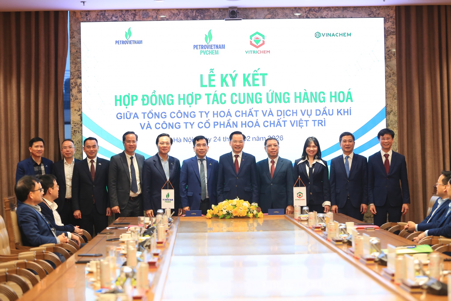 PVChem ký hợp đồng cung ứng hóa chất