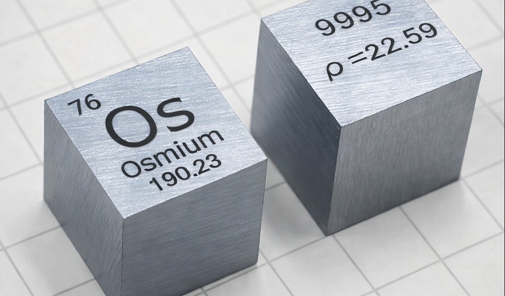 Osmium - kim loại hiếm đến mức gần như “vô hình”