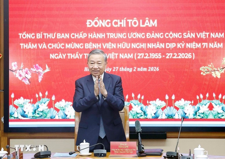 Phát biểu của Tổng Bí thư Tô Lâm nhân kỷ niệm 71 năm Ngày Thầy thuốc Việt Nam