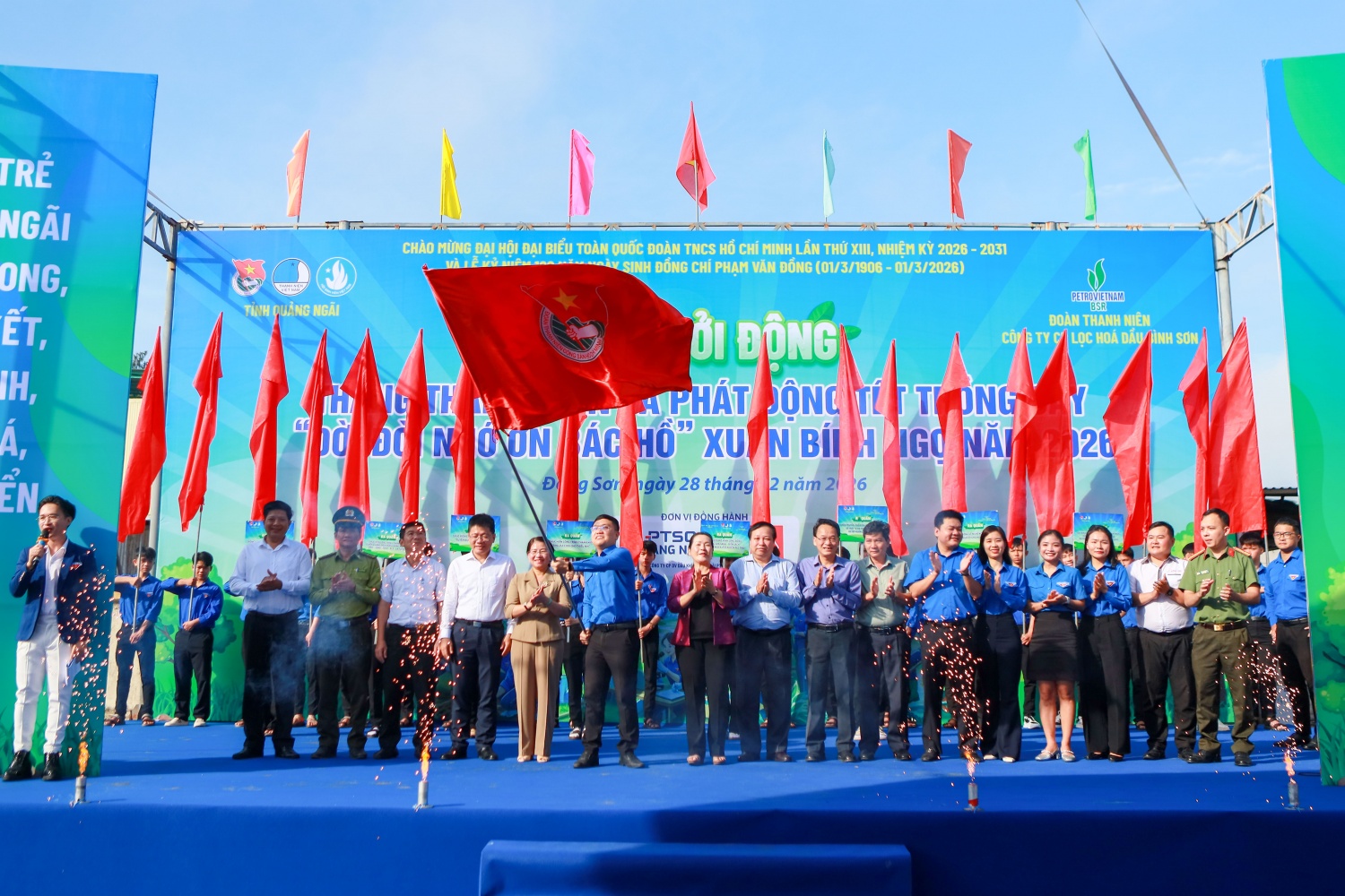 Quảng Ngãi phối hợp cùng BSR thực hiện nhiều hoạt động ý nghĩa dịp đầu xuân và Tháng Thanh niên