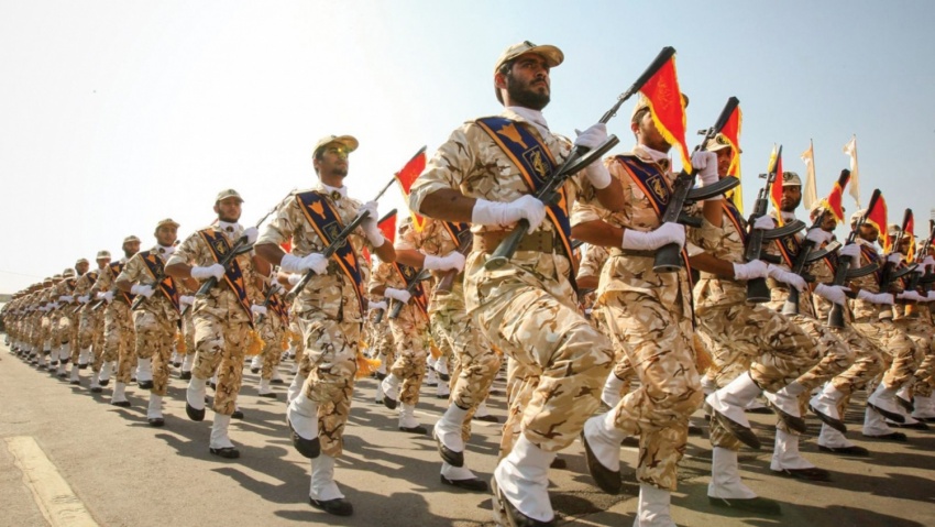 Cuộc diễu binh của lực lượng IRGC.