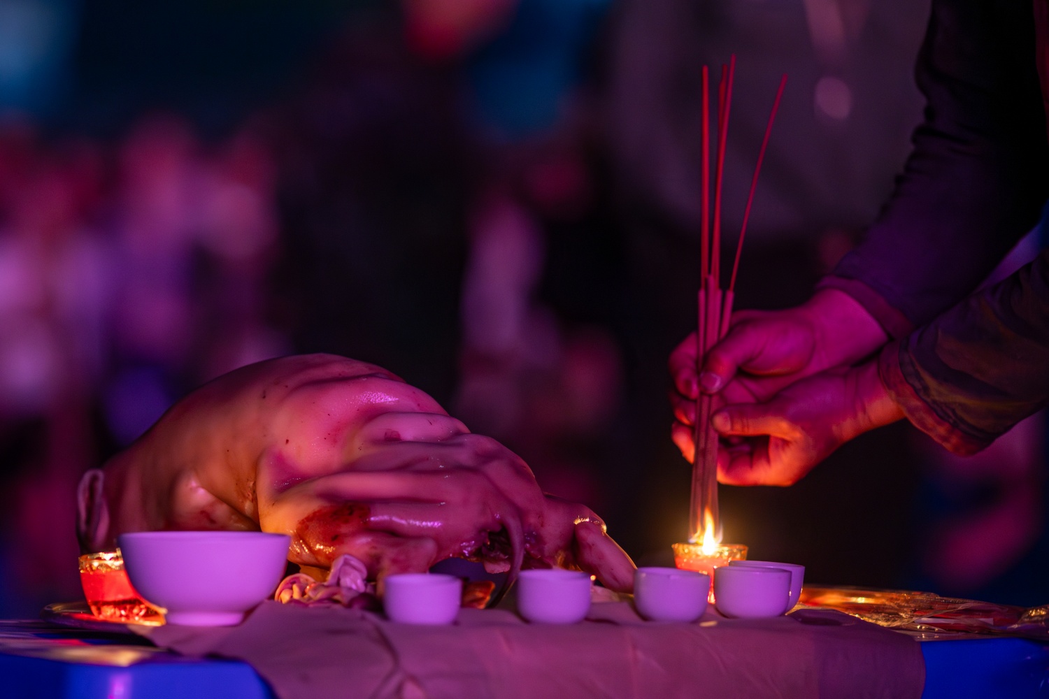 Bí ẩn hội Nhảy lửa của đồng bào Pà Thẻn Bí ẩn lễ hội nhảy lửa của người Pà Thẻn