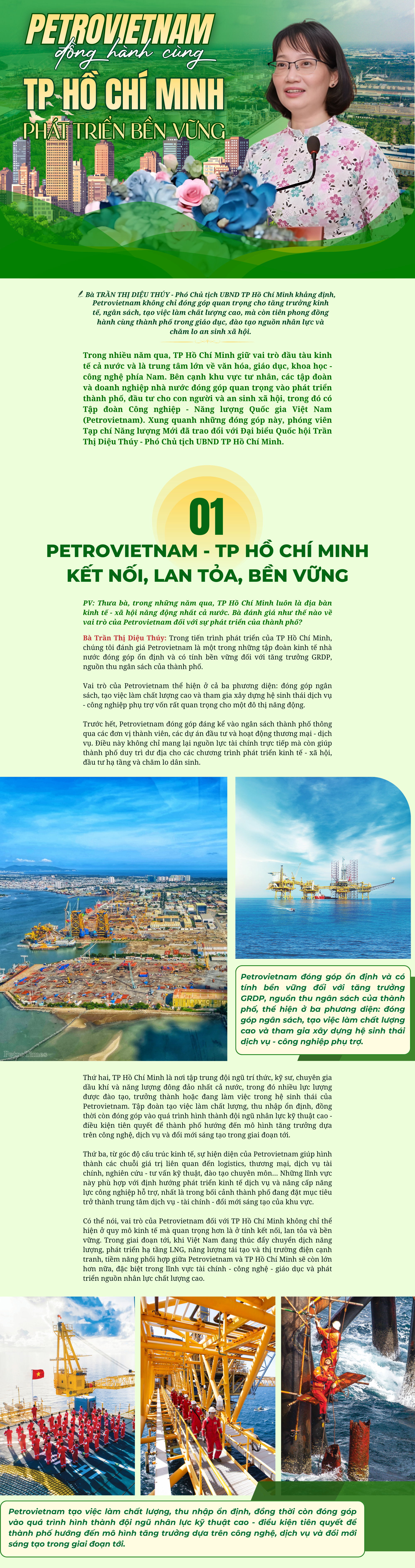 [P-Magazine] Petrovietnam đồng hành cùng TP Hồ Chí Minh phát triển bền vững