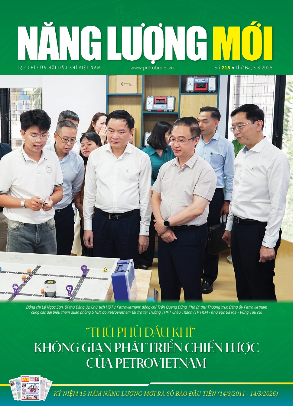 Đón đọc Tạp chí Năng lượng Mới số 218, phát hành thứ Ba ngày 3/3/2026
