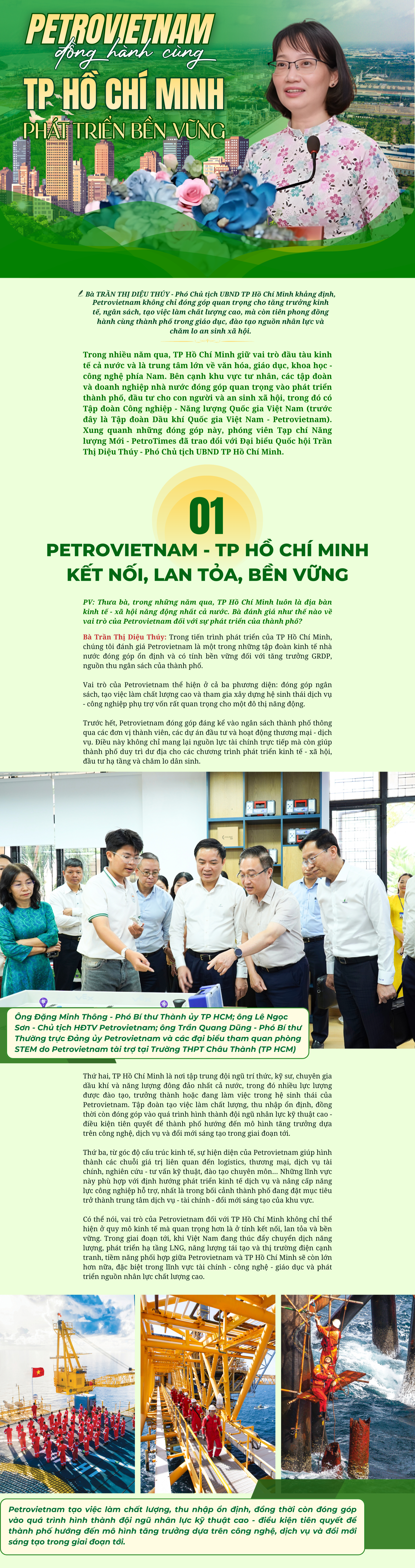 [P-Magazine] Petrovietnam đồng hành cùng TP Hồ Chí Minh phát triển bền vững