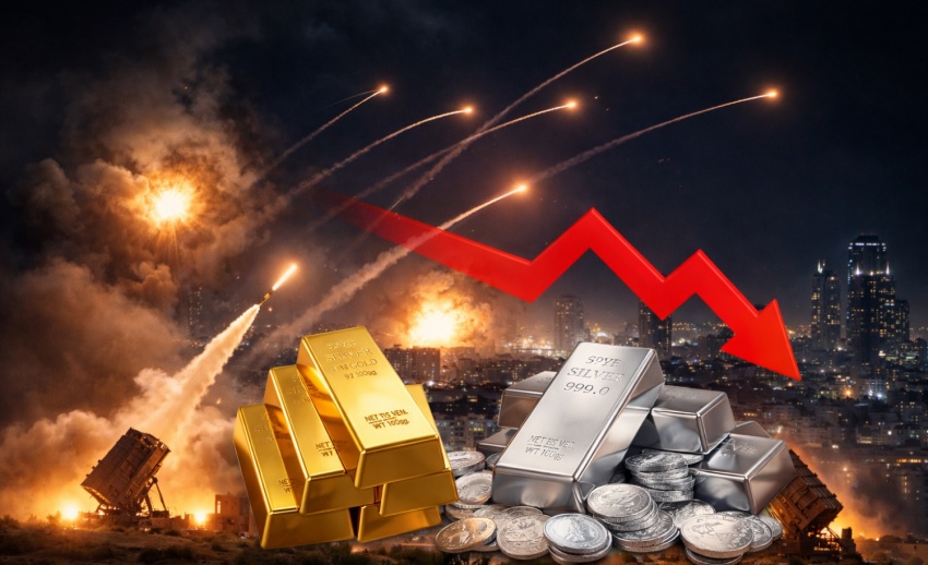 Vì sao xung đột dữ dội tại Trung Đông lại khiến giá vàng, bạc giảm?