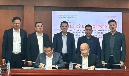 Ký kết hợp đồng xây dựng Khu nhà ở CBCNV Nhà máy Nhiệt điện Thái Bình 2