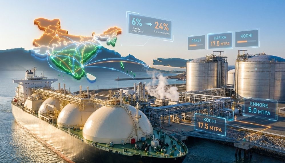 Rủi ro nguồn cung LNG của Ấn Độ từ các “điểm nghẽn” hàng hải