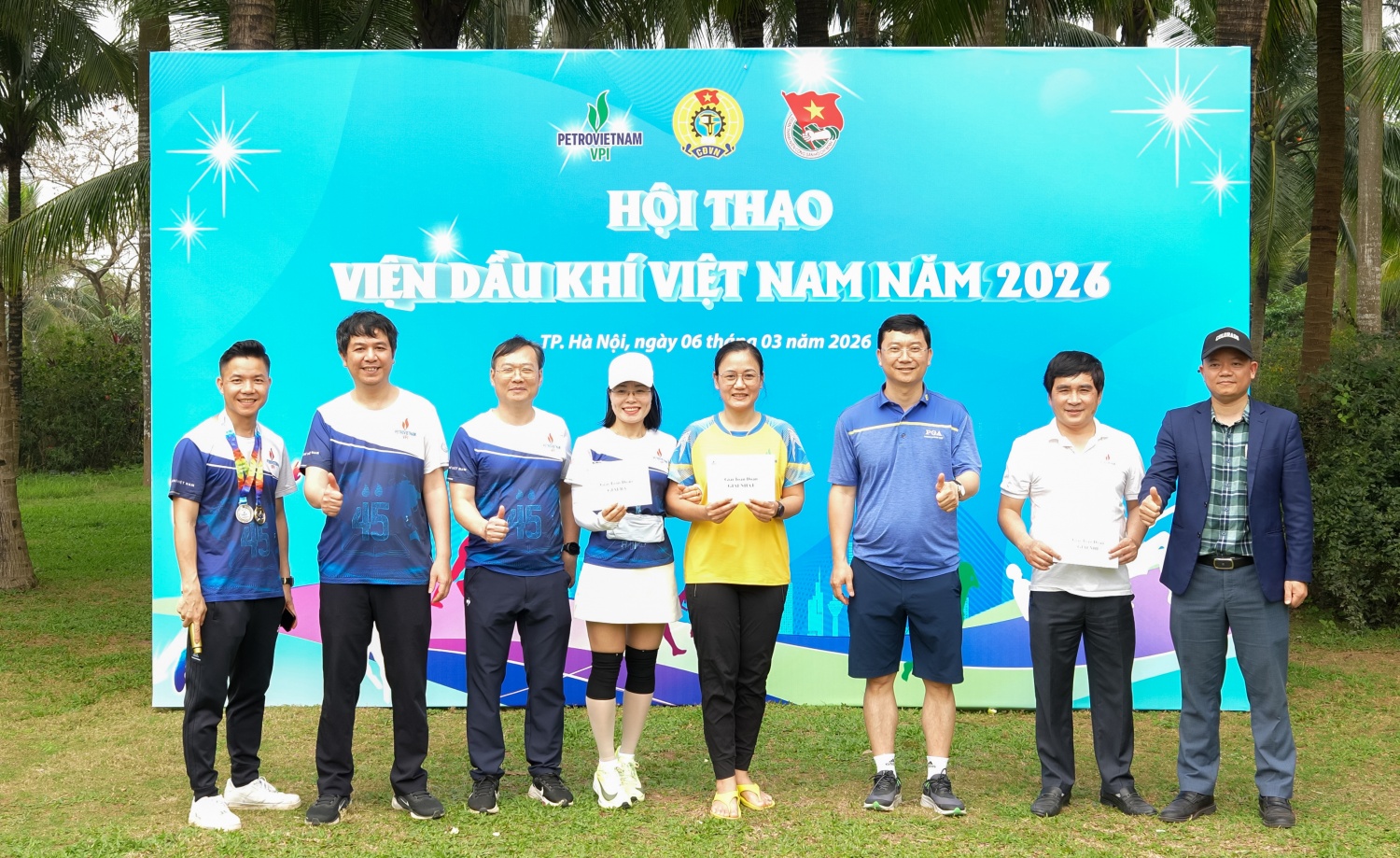[Chùm ảnh] Sôi nổi Hội thao Xuân 2026 của Viện Dầu khí Việt Nam
