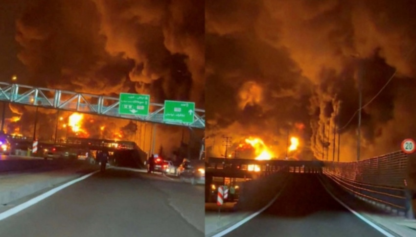 Tràn dầu từ các cuộc không kích của Israel gây ra 