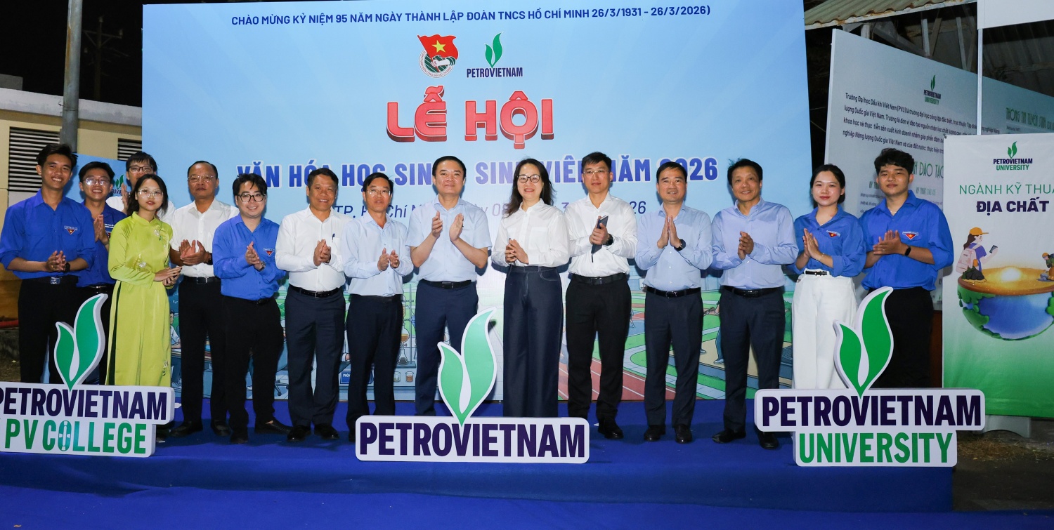 Hơn 5.000 học sinh tham gia tìm hiểu ngành dầu khí, năng lượng tại Lễ hội Văn hóa học sinh - sinh viên Petrovietnam năm 2026