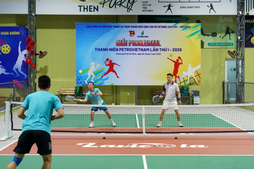 Giải Pickleball Thanh niên Petrovietnam lần thứ I: Sân chơi gắn kết Tuổi trẻ Petrovietnam và địa phương