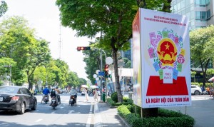 [Chùm ảnh] TP HCM sẵn sàng cho "Ngày hội non sông"