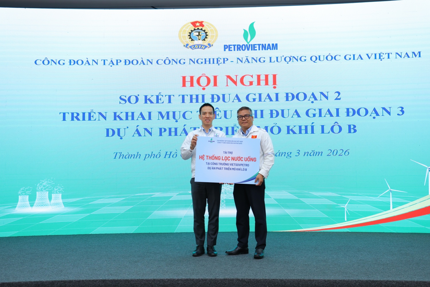 Công đoàn Petrovietnam phát động thi đua giai đoạn 3 Dự án phát triển mỏ khí Lô B