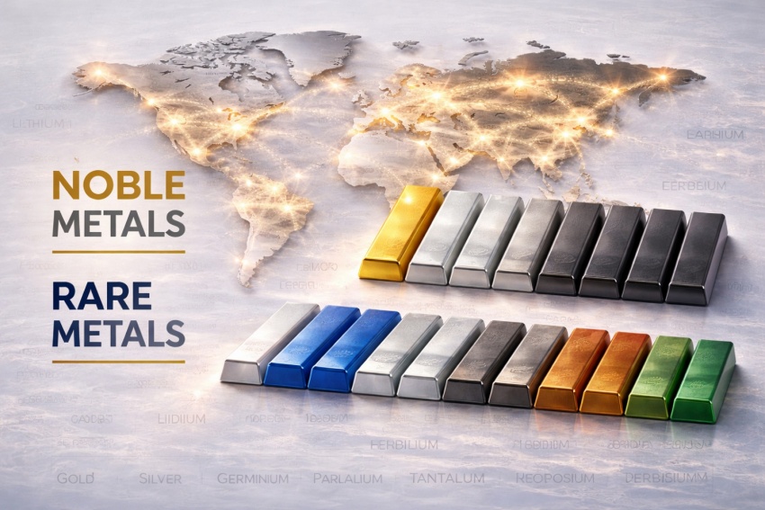 Kim loại quý và kim loại hiếm: Quá khứ của tiền tệ, tương lai của công nghệ