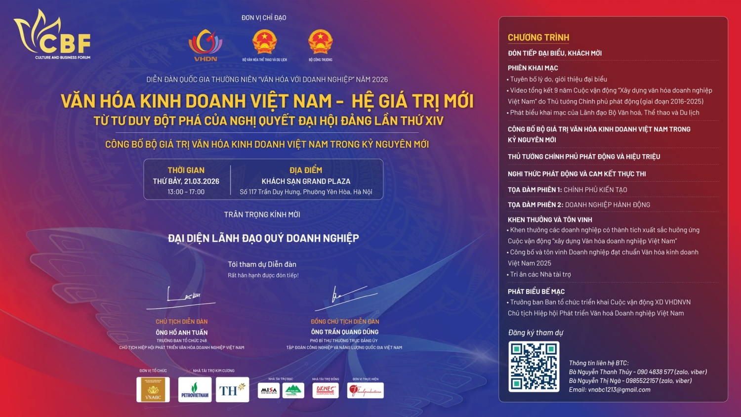 Diễn đàn vinh dự có sự tham dự và phát biểu chỉ đạo của Thủ tướng Chính phủ.