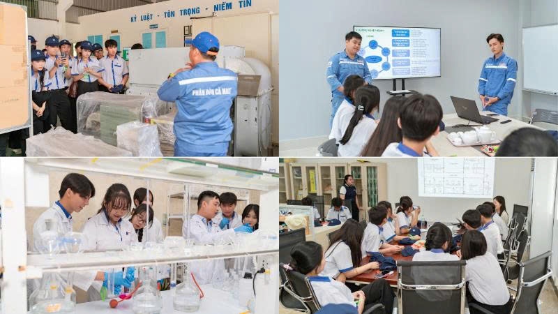 PVCFC khởi động hành trình hướng nghiệp thực tế năm 2026 cho học sinh THPT tại Cà Mau