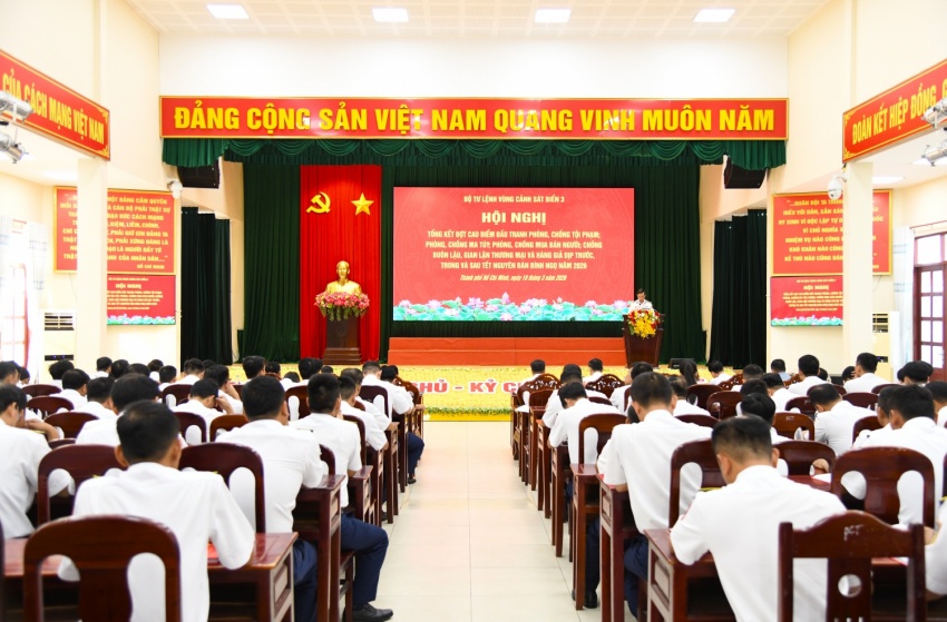 Vùng Cảnh sát biển 3: Tổng kết cao điểm đấu tranh phòng, chống tội phạm