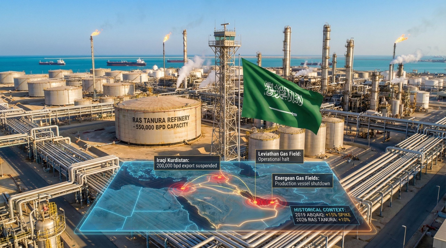 Ả Rập Xê-út khởi động lại nhà máy lọc dầu hàng đầu Ras Tanura