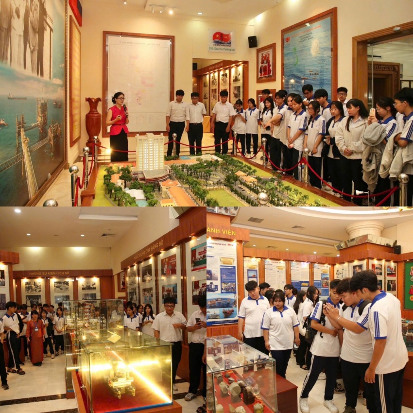 Vietsovpetro đón đoàn học sinh THPT trên địa bàn TP. Hồ Chí Minh đến tham quan, giao lưu hướng nghiệp
