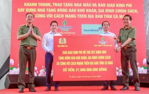 PV GAS đồng hành cùng Bộ Công an tặng 500 căn nhà cho đồng bào khó khăn, gia đình chính sách tại Cà Mau