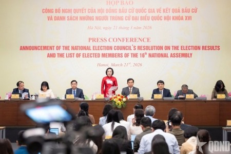 Danh sách 500 người trúng cử đại biểu Quốc hội khóa XVI