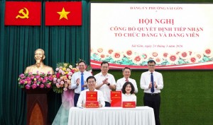 Gần 5.000 đảng viên Đảng bộ Petrovietnam về Đảng bộ phường Sài Gòn