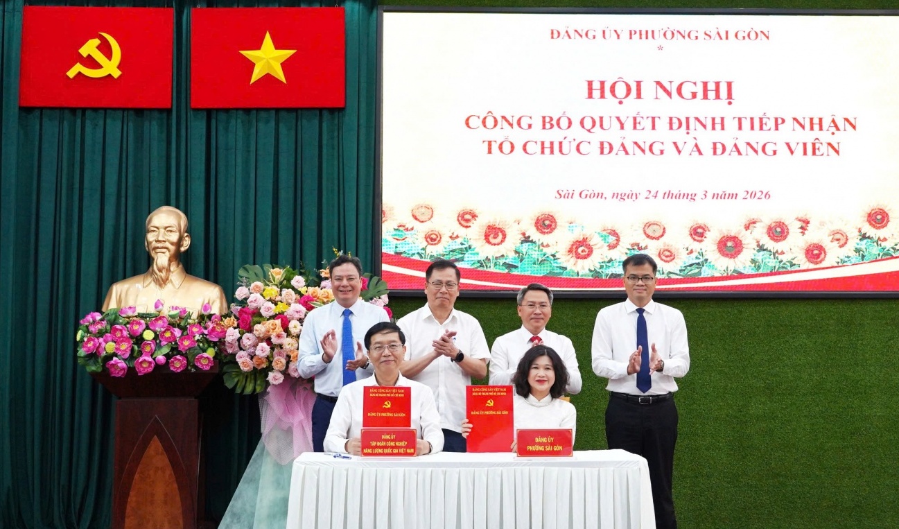 Gần 5.000 đảng viên Đảng bộ Petrovietnam về Đảng bộ phường Sài Gòn