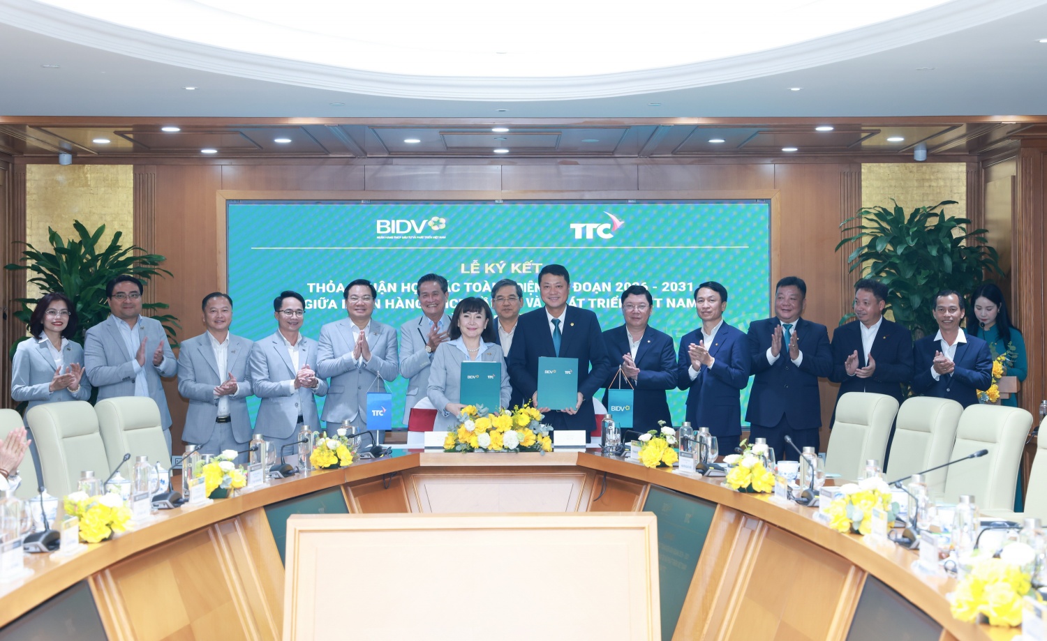 BIDV và TTC tăng cường hợp tác, thúc đẩy phát triển bền vững