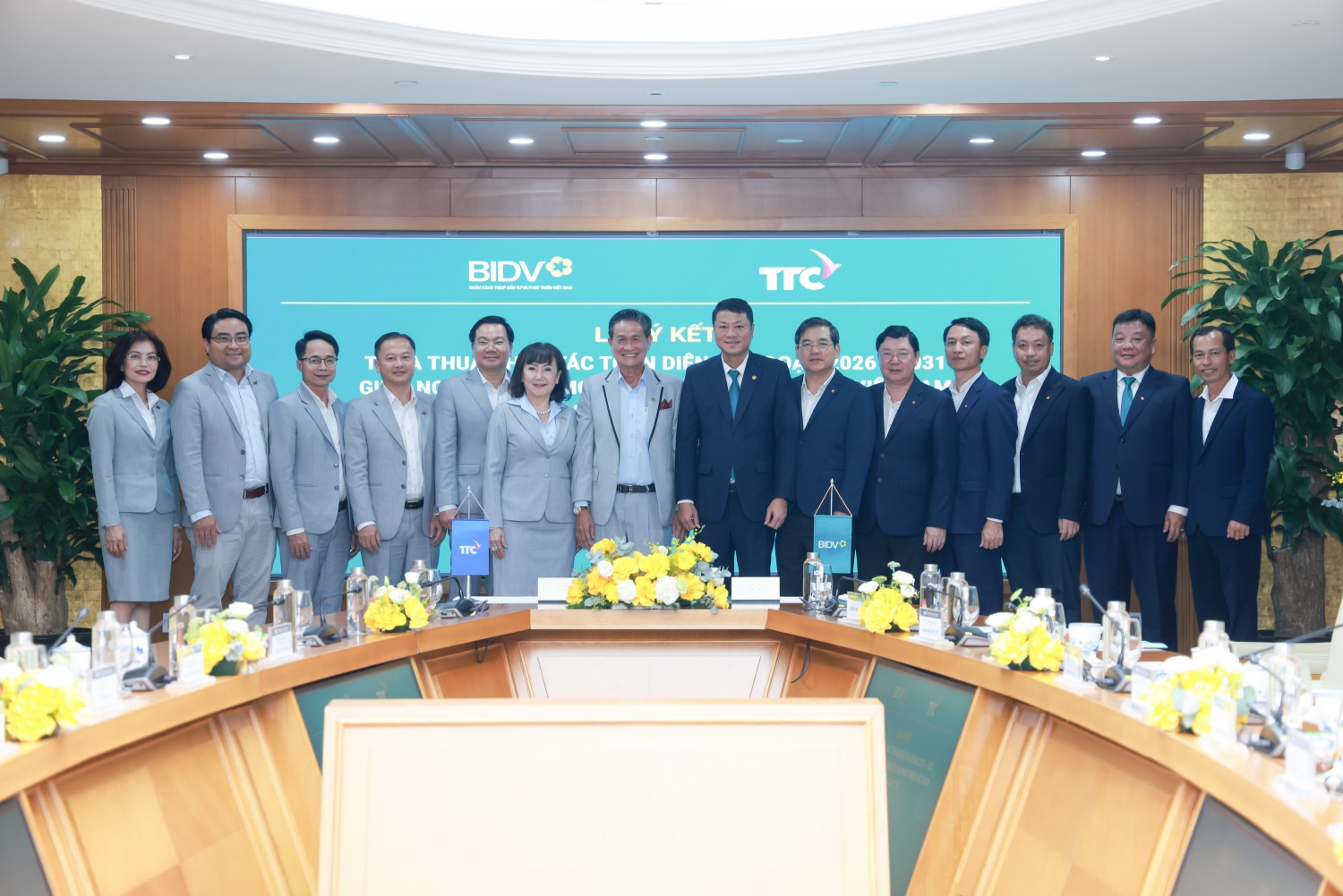 BIDV và TTC tăng cường hợp tác, thúc đẩy phát triển bền vững