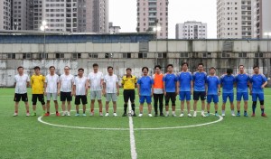 [Chùm ảnh] Sôi nổi giải bóng đá giao hữu Petrovietnam chào mừng 95 năm Ngày thành lập Đoàn