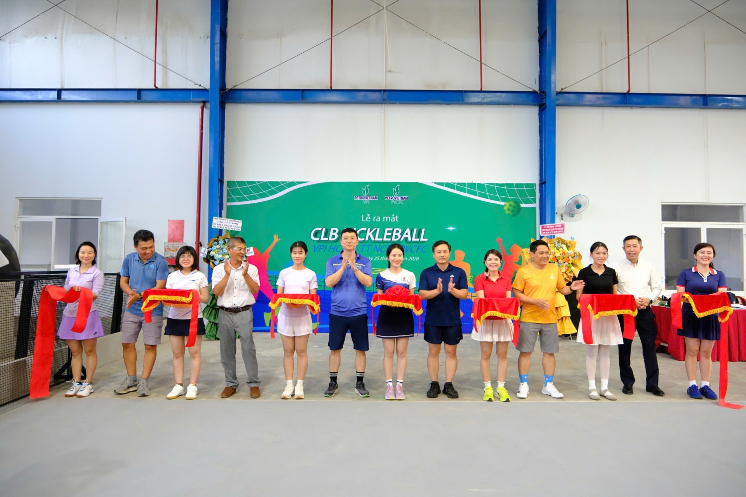 Ra mắt Câu lạc bộ Pickleball VPI Hồ Chí Minh - Trung tâm Nghiên cứu và Phát triển PVCFC CLB Pickleball VPI Hồ Chí Minh và Trung tâm Nghiên cứu & Phát triển PVCFC.