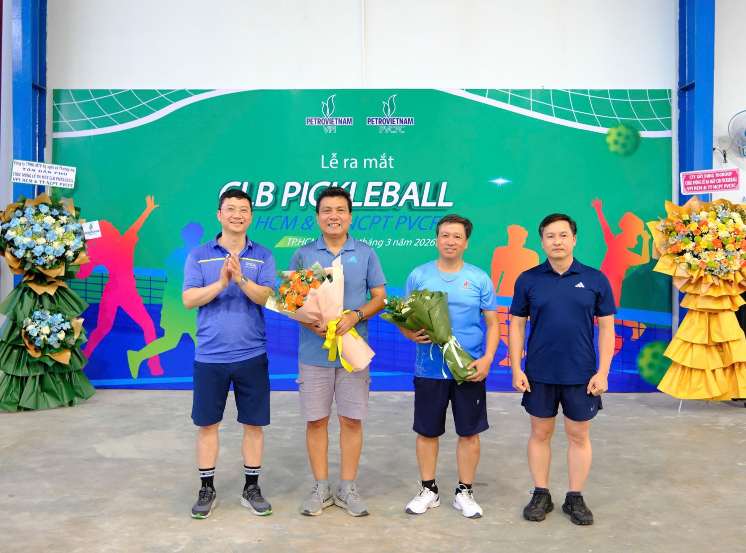 Ra mắt Câu lạc bộ Pickleball VPI Hồ Chí Minh - Trung tâm Nghiên cứu và Phát triển PVCFC CLB Pickleball VPI Hồ Chí Minh và Trung tâm Nghiên cứu & Phát triển PVCFC.