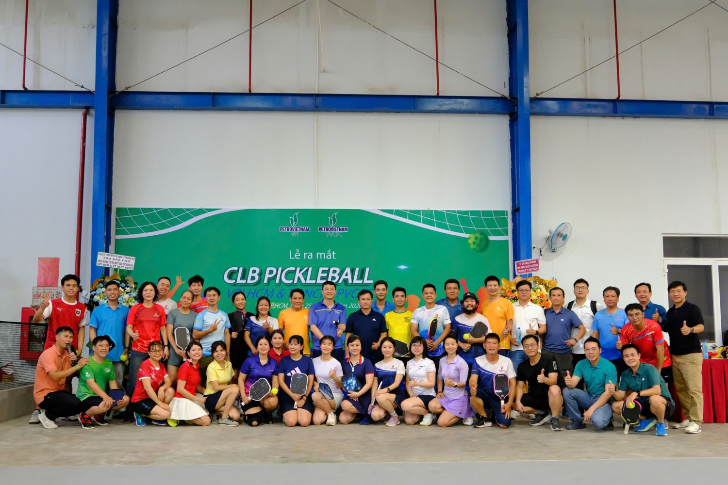 Ra mắt Câu lạc bộ Pickleball VPI Hồ Chí Minh - Trung tâm Nghiên cứu và Phát triển PVCFC CLB Pickleball VPI Hồ Chí Minh và Trung tâm Nghiên cứu & Phát triển PVCFC.