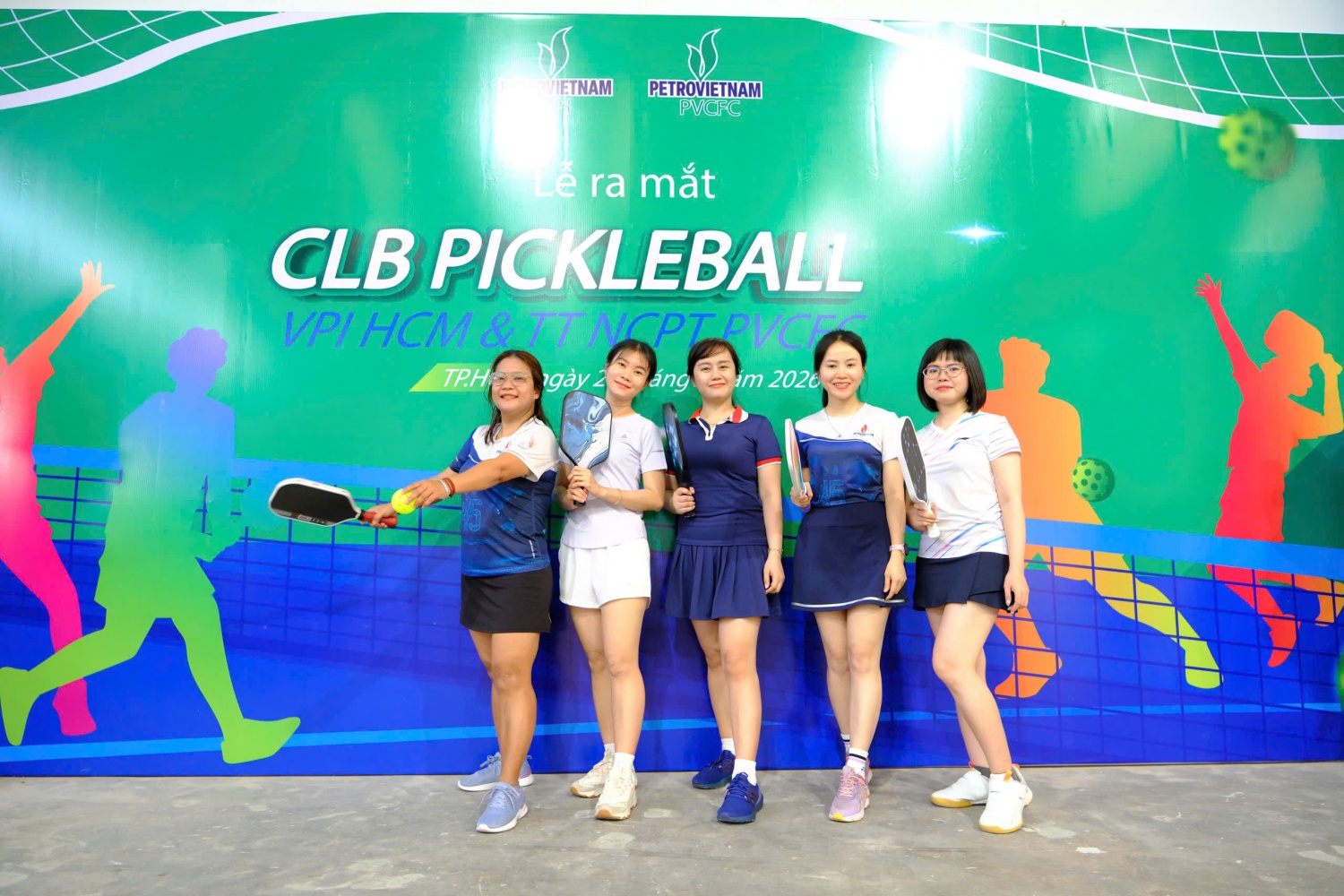 Ra mắt Câu lạc bộ Pickleball VPI Hồ Chí Minh - Trung tâm Nghiên cứu và Phát triển PVCFC CLB Pickleball VPI Hồ Chí Minh và Trung tâm Nghiên cứu & Phát triển PVCFC.