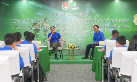 Bí thư Đảng ủy, Chủ tịch HĐQT PV GAS đối thoại với đoàn viên, thanh niên