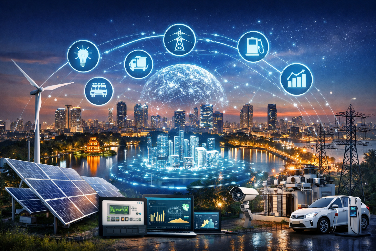 Hà Nội tăng tốc số hóa ngành năng lượng: IoT trở thành “xương sống” điều hành đô thị thông minh Hà Nội: IoT trở thành “xương sống” điều hành đô thị thông minh