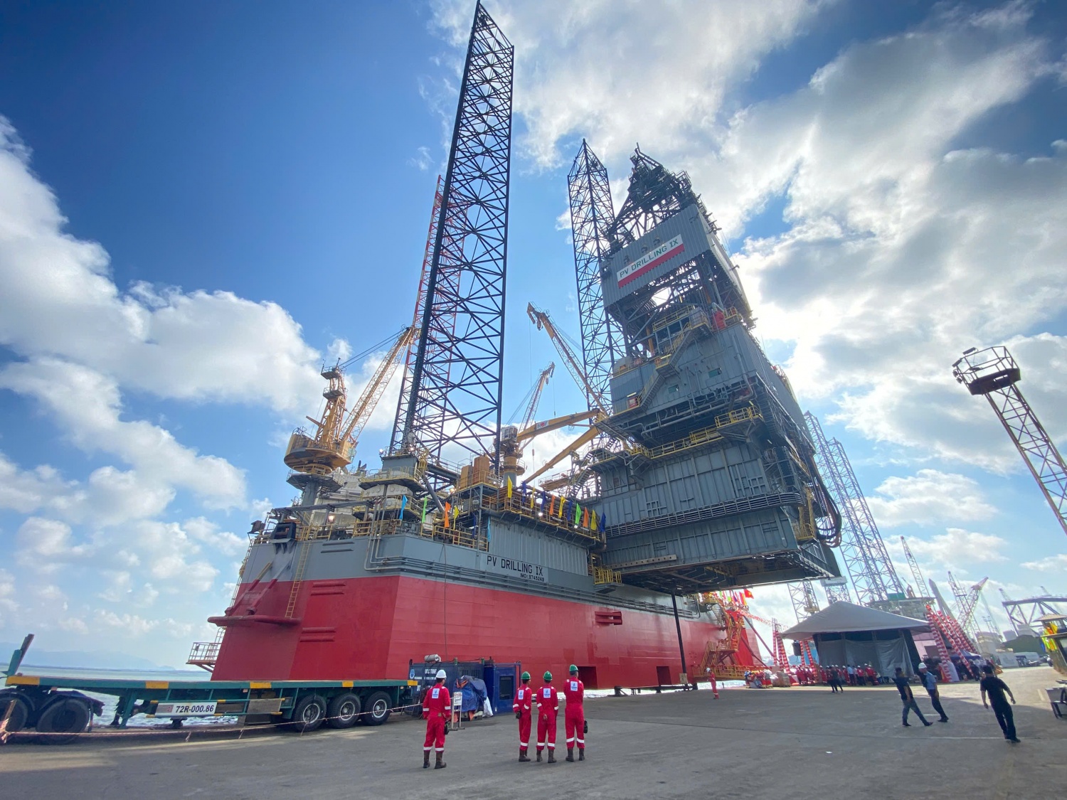 PV Drilling đặt tên giàn khoan tự nâng đa năng PV DRILLING IX, sẵn sàng gia nhập đội hình khoan hiện đại