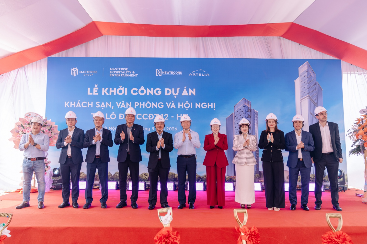 Khởi công tổ hợp khách sạn và văn phòng cao cấp do Masterise Group phát triển tại Đông Anh (Hà Nội) Khởi công tổ hợp khách sạn và văn phòng cao cấp do Masterise Group phát triển tại Đông Anh (Hà Nội)