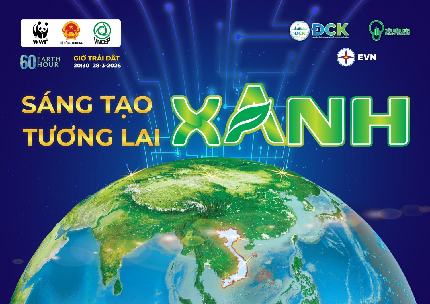 Giờ Trái đất 2026: Cả nước tiết kiệm được 463.000 kWh điện