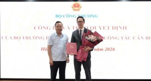 Bộ Công Thương bổ nhiệm Phó Chánh Văn phòng Ban Chỉ đạo các dự án năng lượng trọng điểm