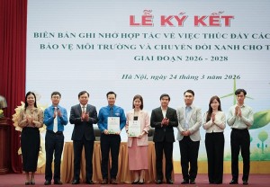 Quỹ Vì tương lai xanh cùng Đoàn Thanh niên Bộ Nông nghiệp & Môi trường chung tay thúc đẩy sáng kiến xanh