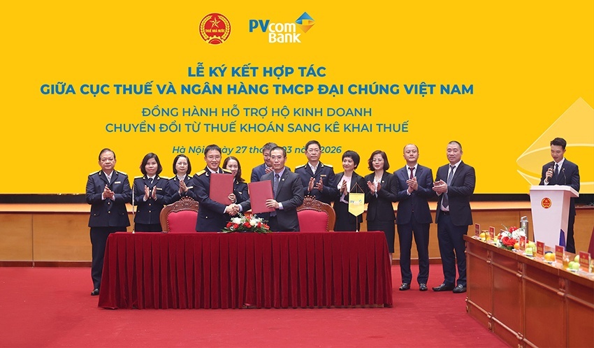 PVcomBank hợp tác với Cục Thuế hỗ trợ hộ kinh doanh kê khai thuế PVcomBank hợp tác với Cục Thuế hỗ trợ hộ kinh doanh kê khai thuế