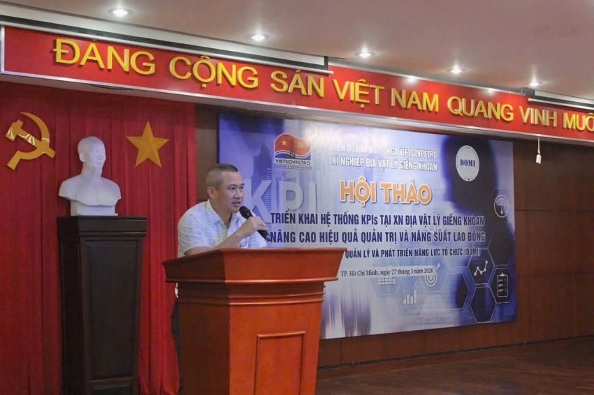 Xí nghiệp Địa vật lý giếng khoan: “Mắt xích” đầu tiên triển khai hệ thống KPI toàn Vietsovpetro Xí nghiệp Địa vật lý giếng khoan: “Mắt xích” đầu tiên triển khai hệ thống KPI trong Vietsovpetro