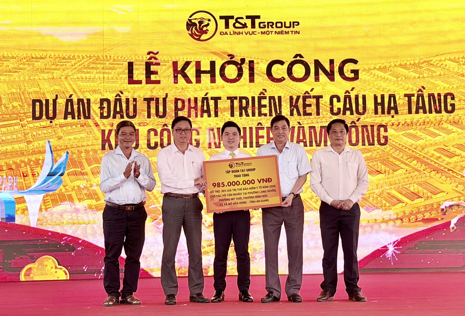 Tập đoàn T&T Group khởi công khu công nghiệp thế hệ mới quy mô gần 200 ha tại An Giang Tập đoàn T&T Group khởi công khu công nghiệp thế hệ mới quy mô gần 200 ha tại An Giang