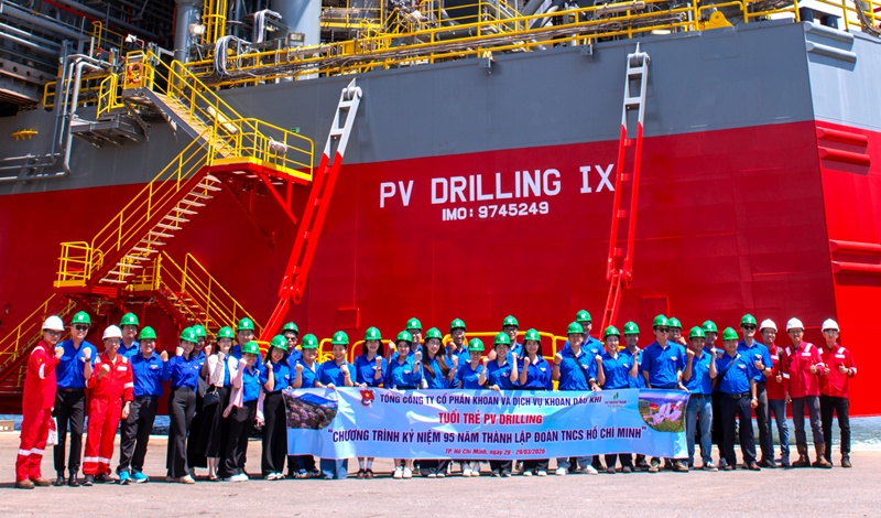 Khơi dậy niềm tự hào và tinh thần cống hiến của tuổi trẻ PV Drilling