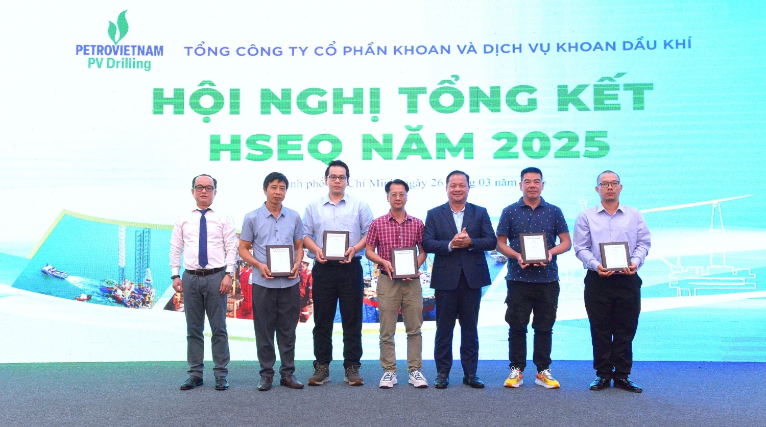 PV Drilling hoàn thành công tác HSEQ với hơn 5,1 triệu giờ công lao động năm 2025 PV Drilling đạt hơn 5,1 triệu giờ công an toàn năm 2025