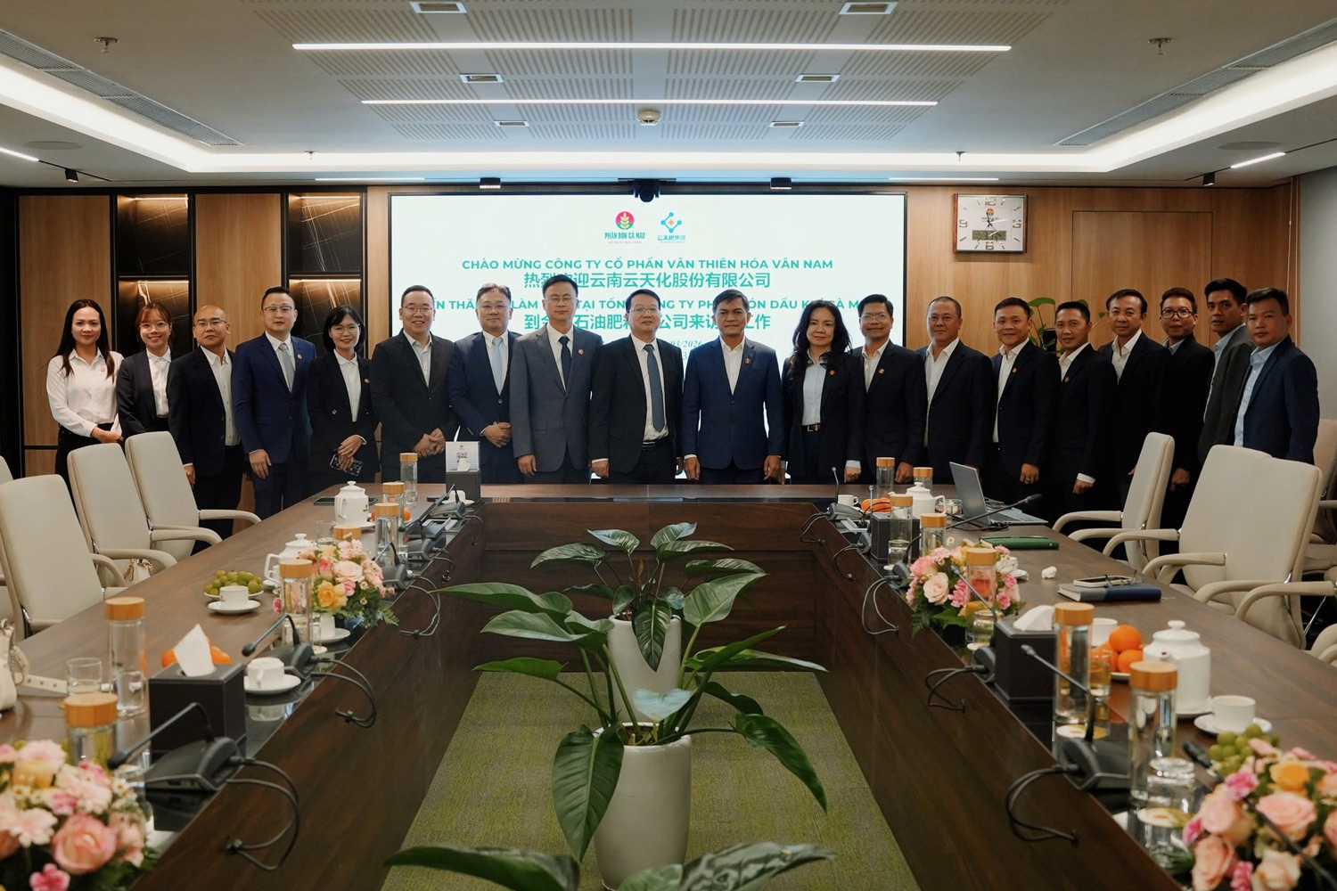 PVCFC củng cố hợp tác chiến lược với đối tác Vân Thiên Hóa Vân Nam