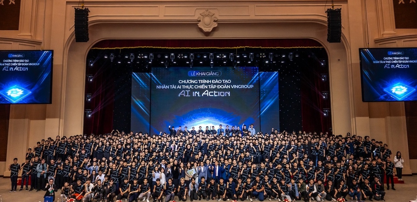 Vingroup khai giảng khóa đầu tiên chương trình đào tạo 20.000 nhân tài AI thực chiến